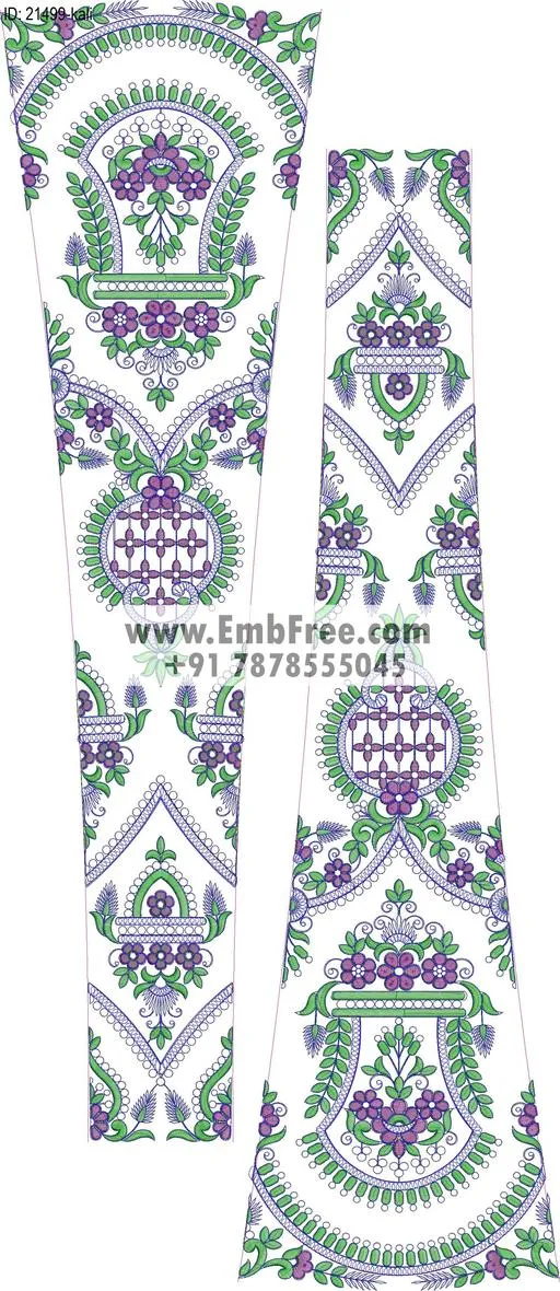 Embroidery Designs for dress id:21499