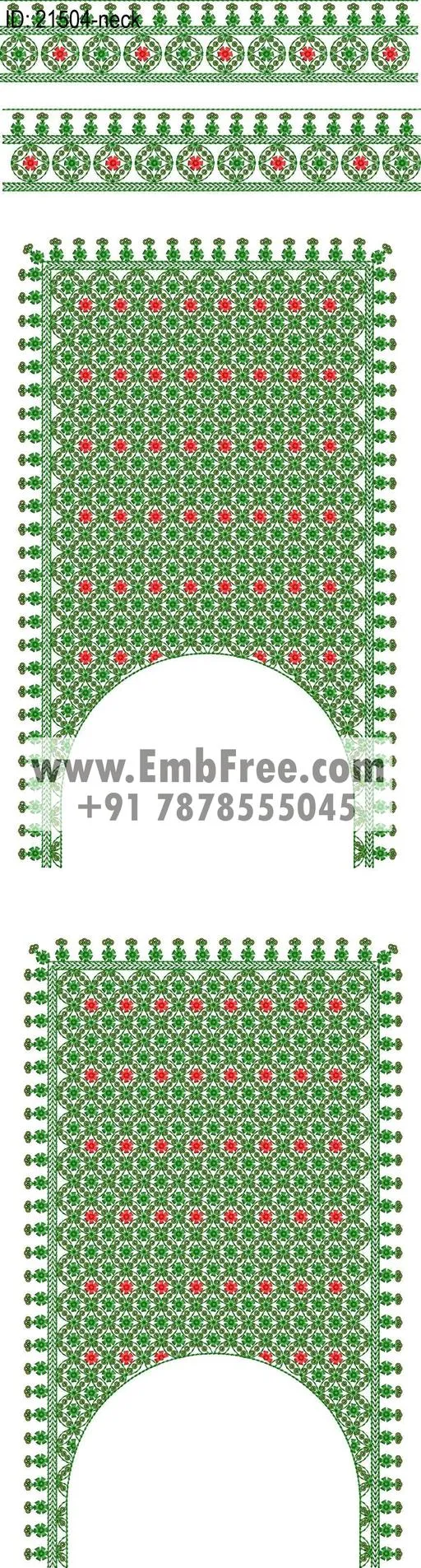 neck embroidery design-ID:21504