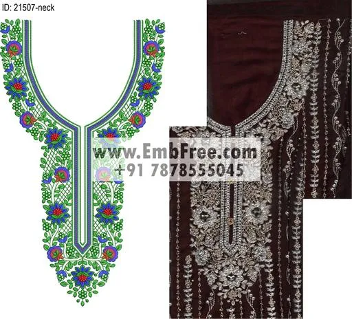 neck embroidery design-ID:21507