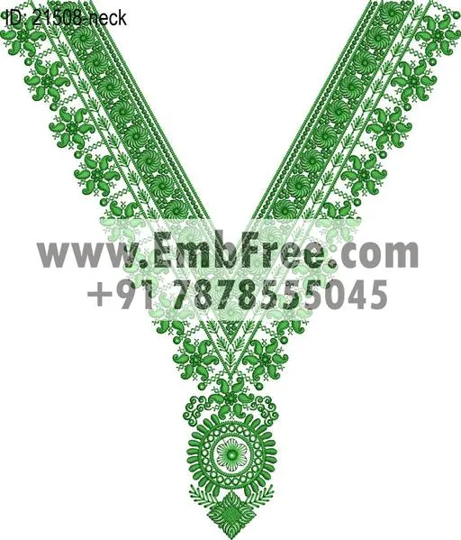 neck embroidery design-ID:21508