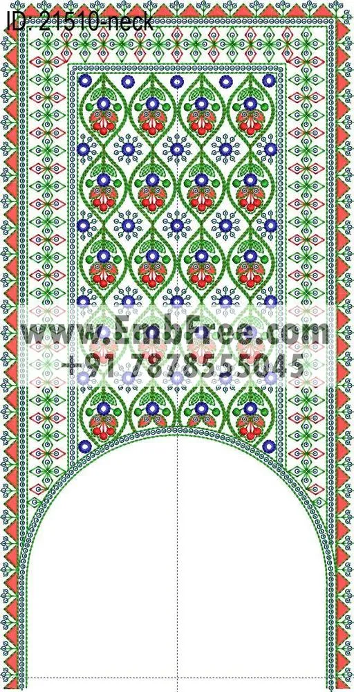 neck embroidery design-ID:21510
