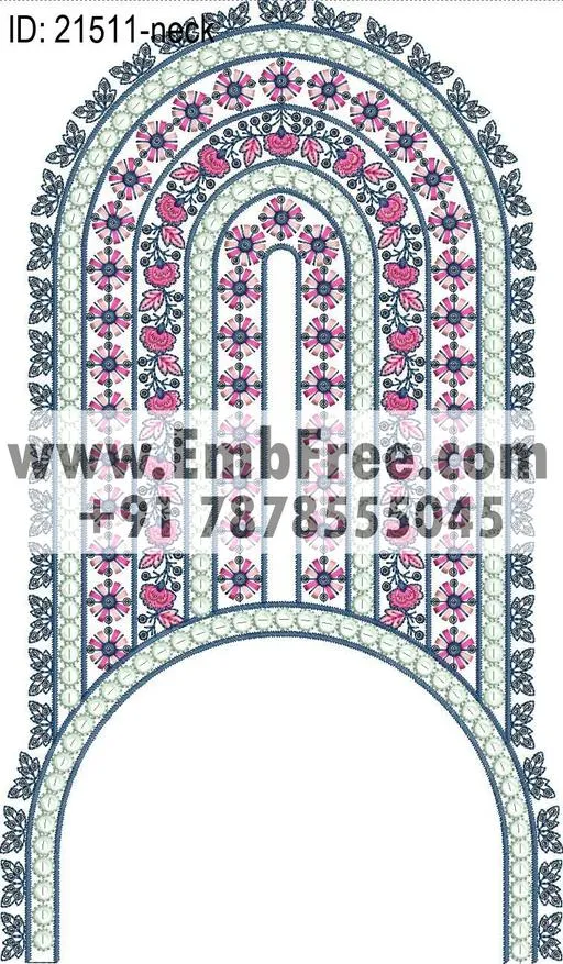 neck embroidery design-ID:21511