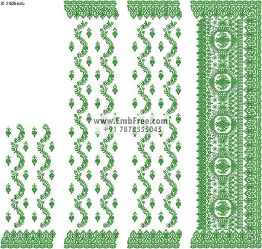 saree cpallu embroidery design-ID:21536