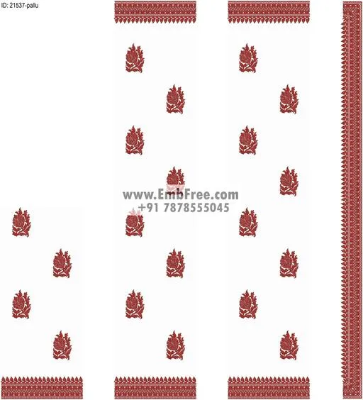 saree cpallu embroidery design-ID:21537