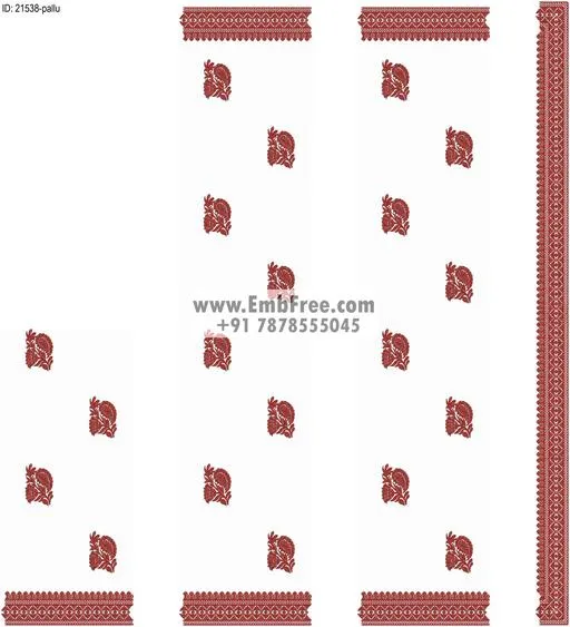 saree cpallu embroidery design-ID:21538