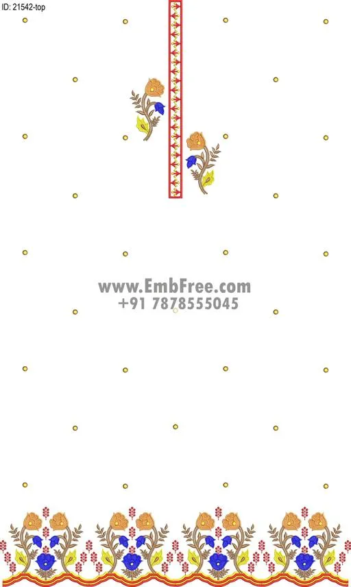 dress single head embroidery design-ID:21542