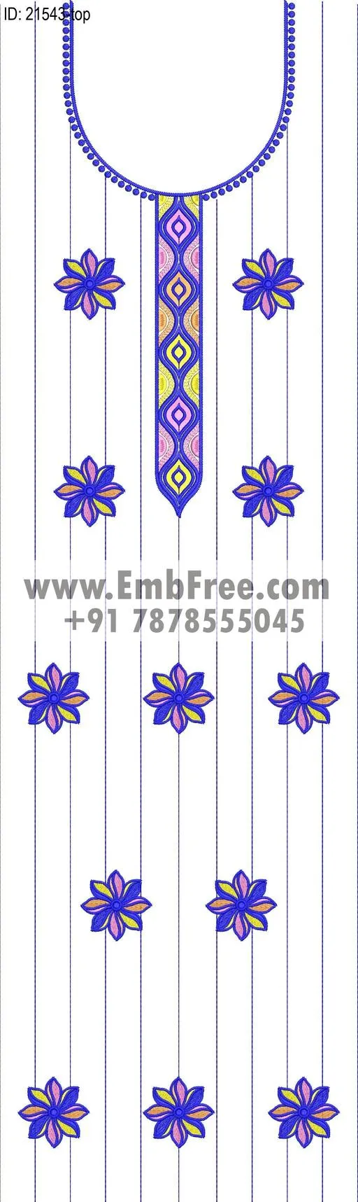 dress single head embroidery design-ID:21543