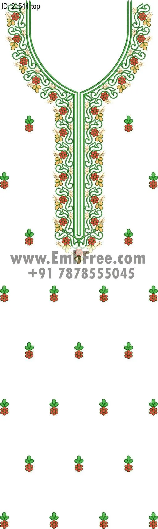 dress single head embroidery design-ID:21544