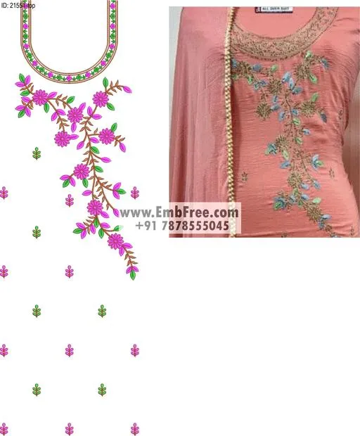 dress single head embroidery design-ID:21551