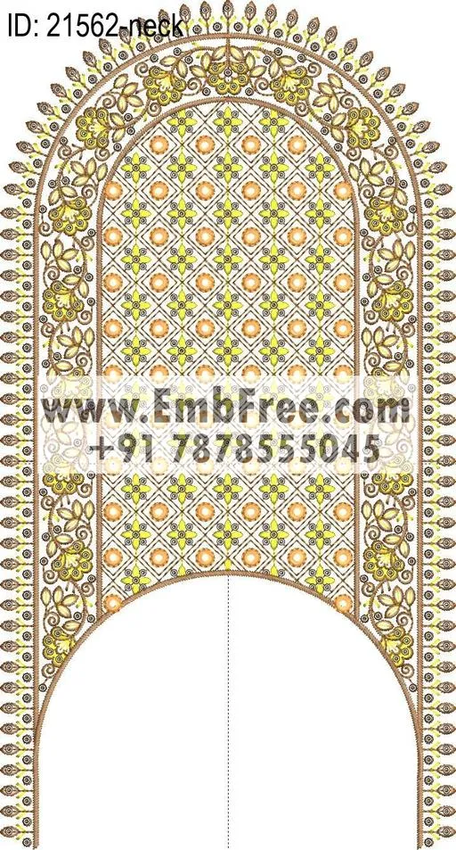 neck embroidery design-ID:21562