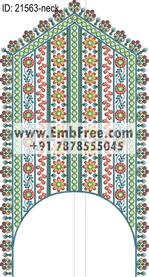 neck embroidery design-ID:21563