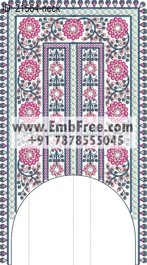 neck embroidery design-ID:21564
