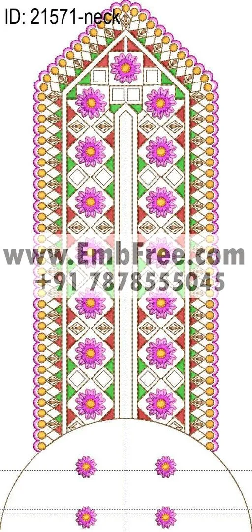 neck embroidery design-ID:21571