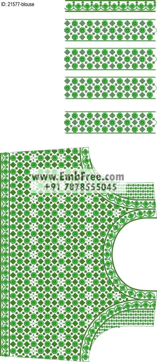 blouse embroidery design-ID:21577