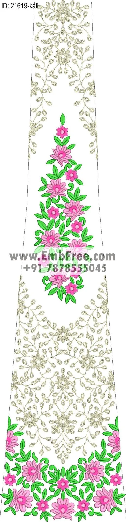 lahenga embroidery design-ID:21619