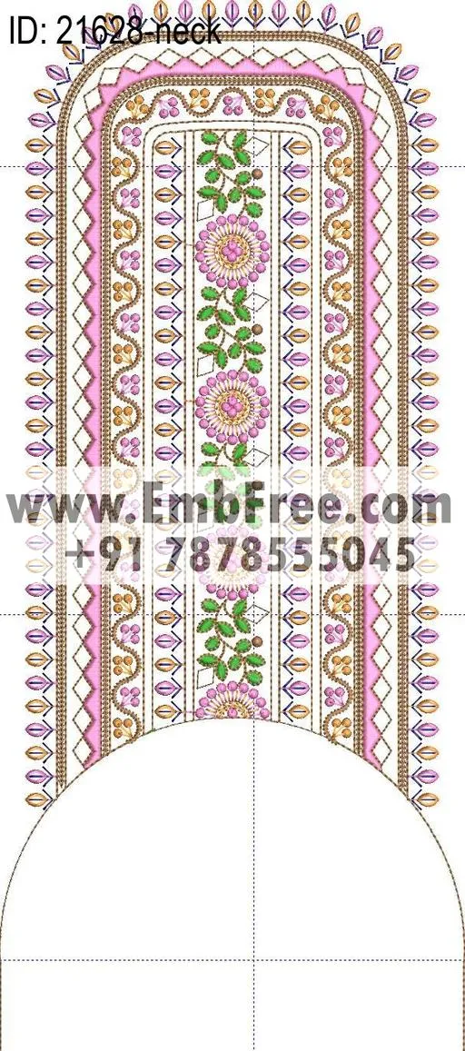 neck embroidery design-ID:21628