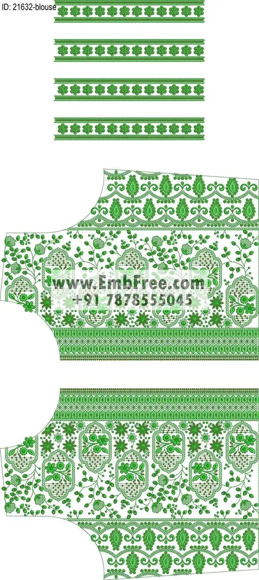 blouse embroidery design-ID:21632