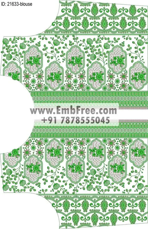 blouse embroidery design-ID:21633