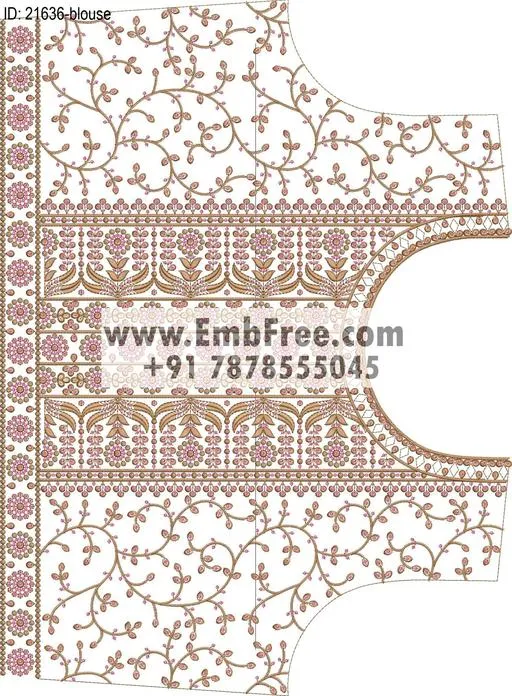 blouse embroidery design-ID:21636