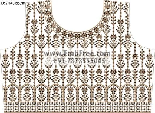 blouse embroidery design-ID:21640