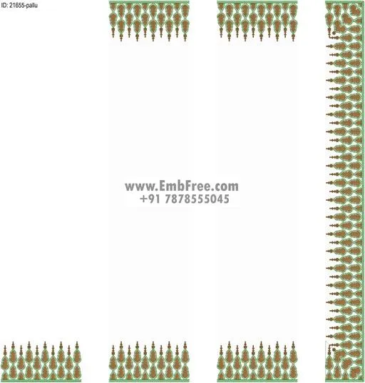 saree cpallu embroidery design-ID:21655