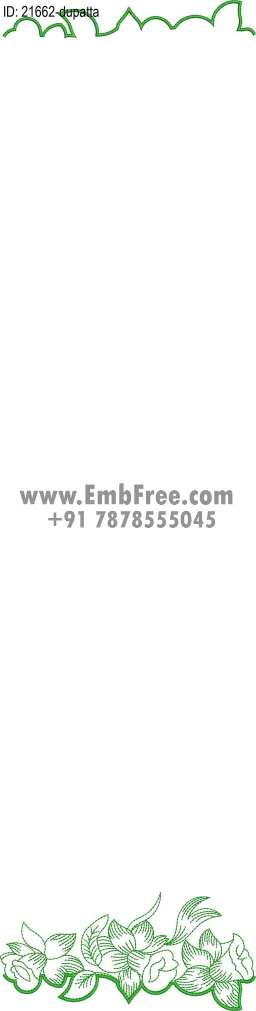 top dupatta embroidery design