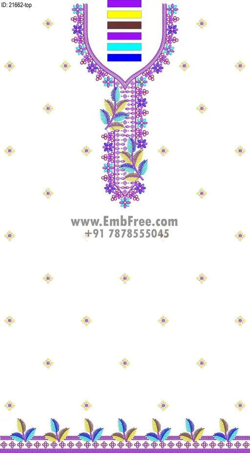 top dupatta embroidery design-ID:21662