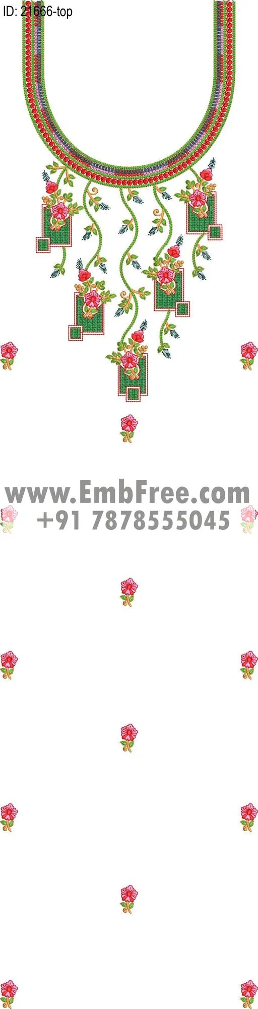dress single head embroidery design-ID:21666