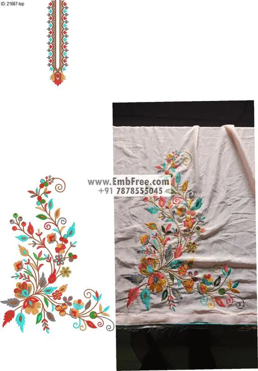 dress single head embroidery design-ID:21667