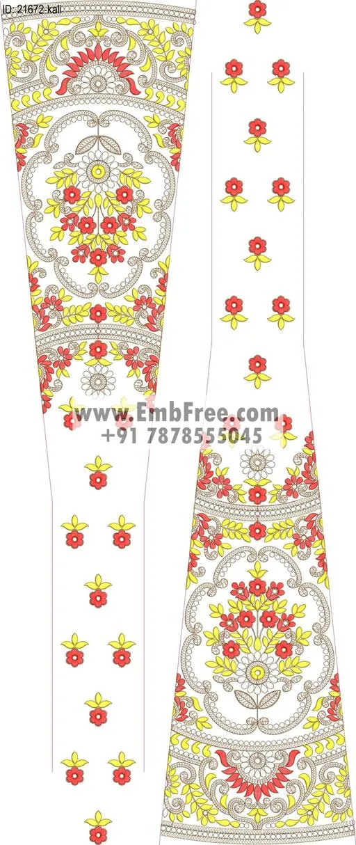 lahenga embroidery design-ID:21672