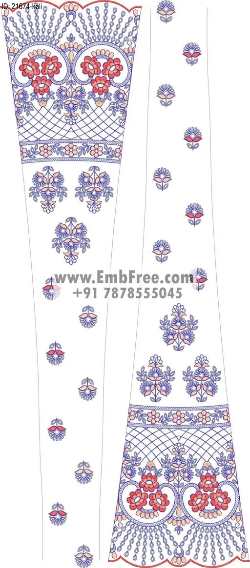 lahenga embroidery design-ID:21674