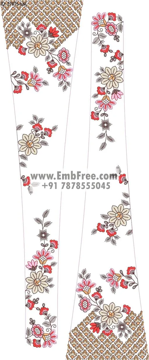 lahenga embroidery design-ID:21675