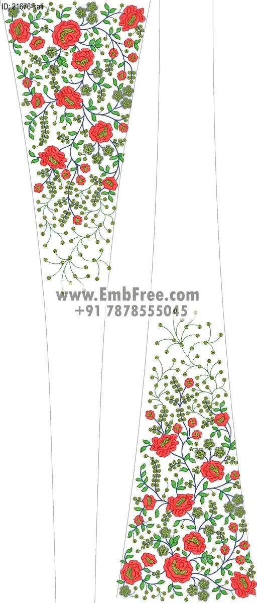 lahenga embroidery design-ID:21676