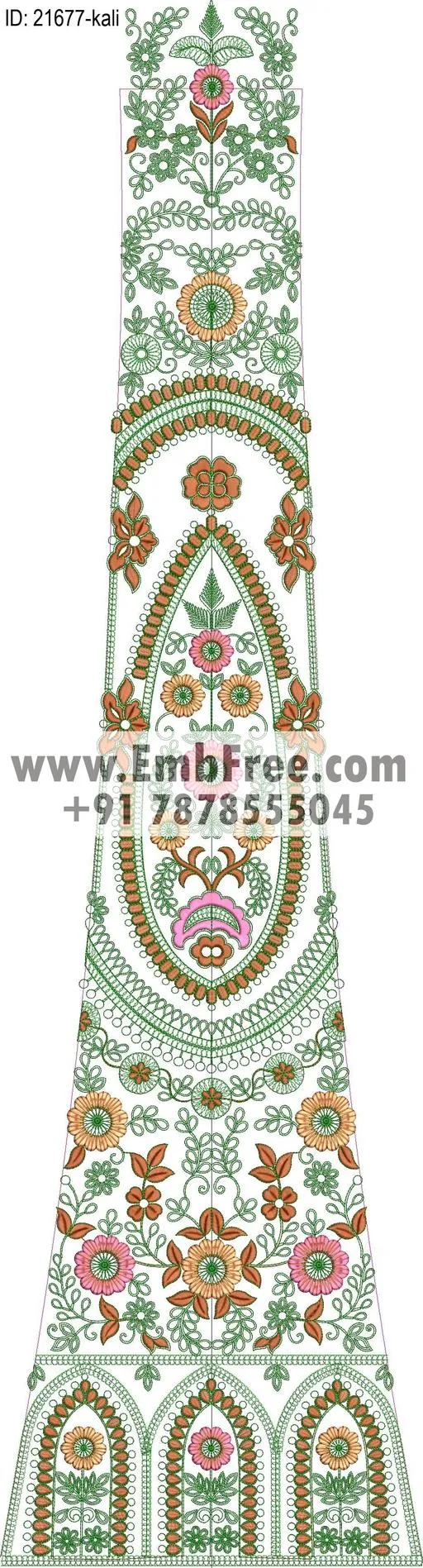 lahenga embroidery design-ID:21677