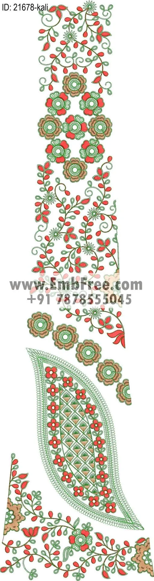 lahenga embroidery design-ID:21678