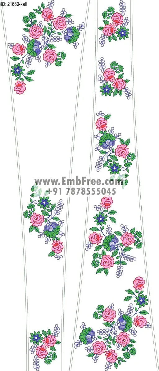 lahenga embroidery design-ID:21680