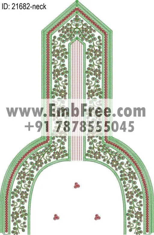 neck embroidery design-ID:21682