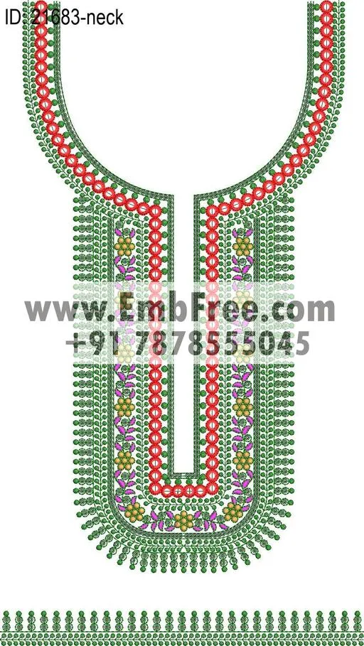 neck embroidery design-ID:21683