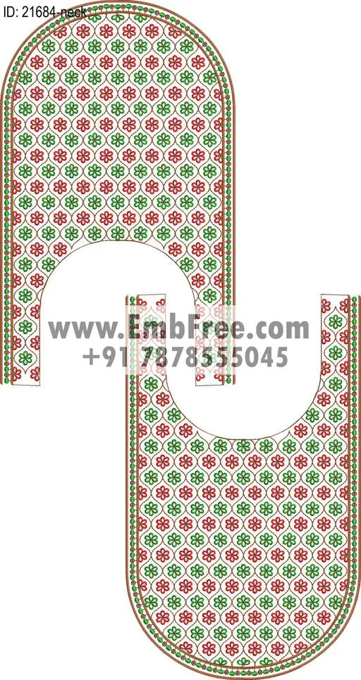 neck embroidery design-ID:21684