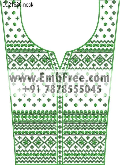 neck embroidery design-ID:21686