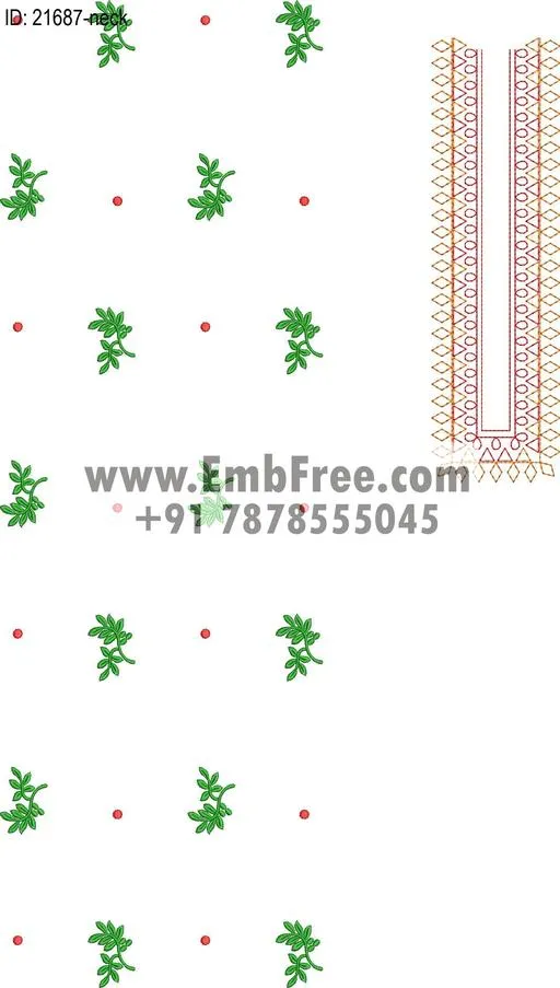 neck embroidery design-ID:21687