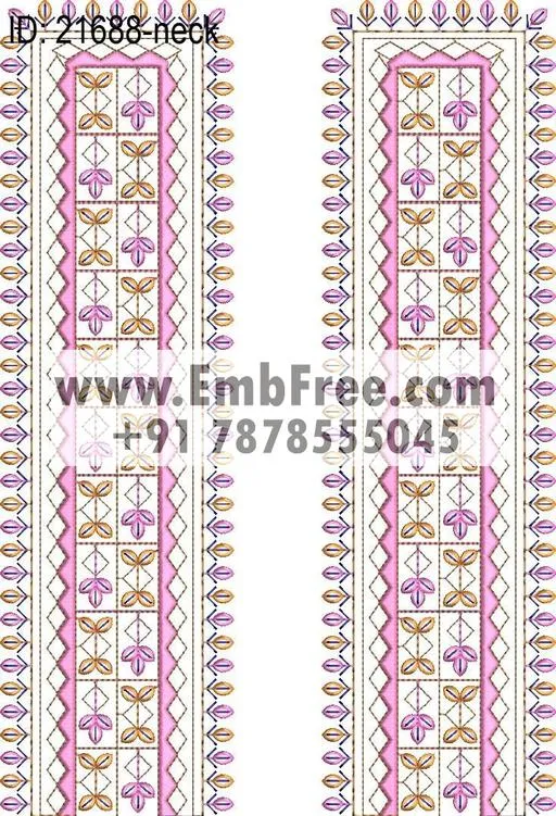 neck embroidery design-ID:21688
