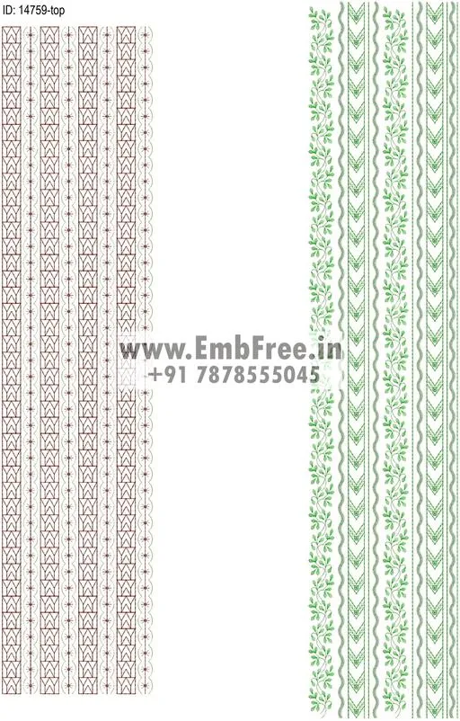 top dupatta embroidery design-ID:14759