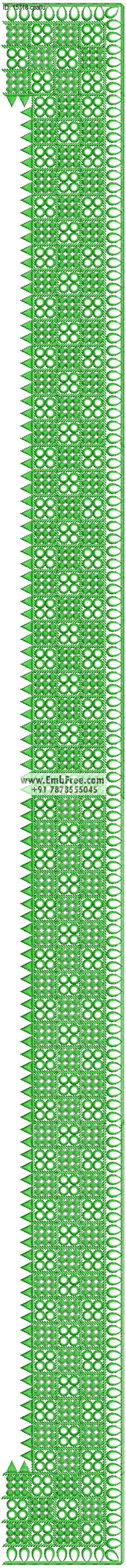 computer embroidery design for saree cpallu