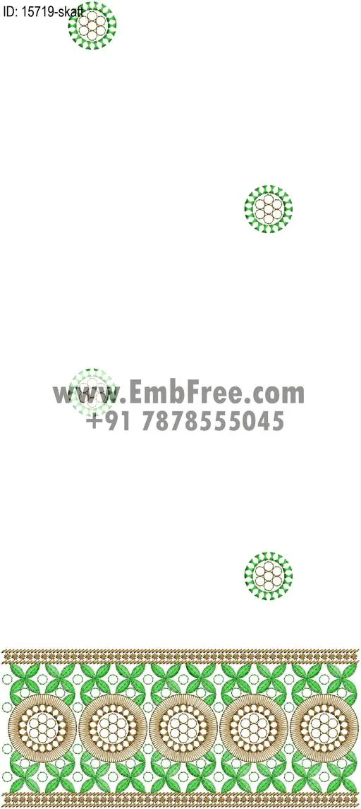 computer embroidery design for saree cpallu thumbnail 3
