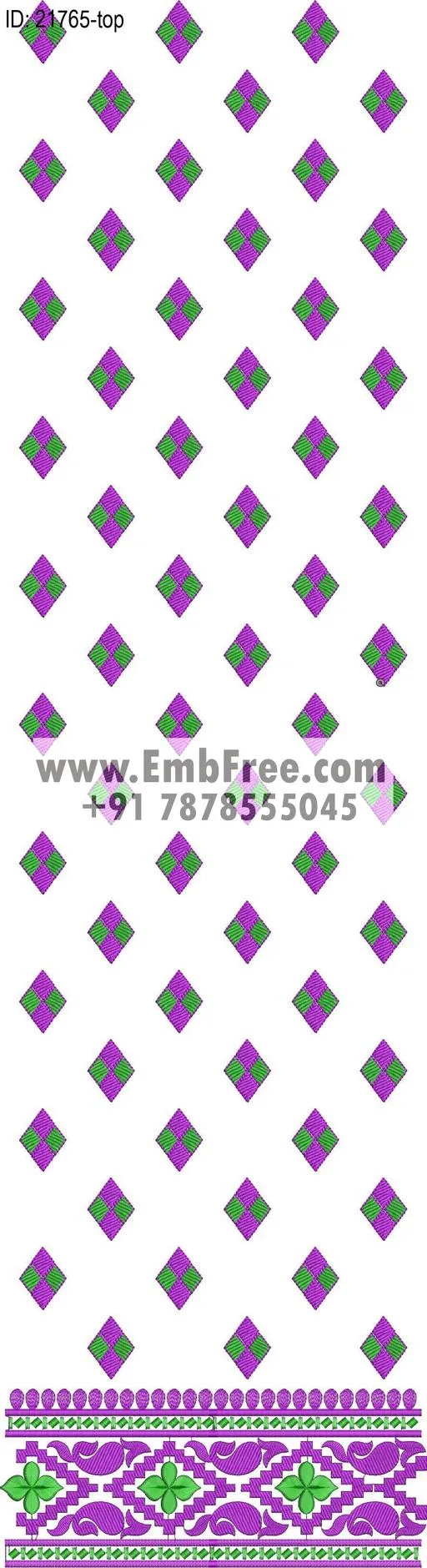 dress single head embroidery design-ID:21765