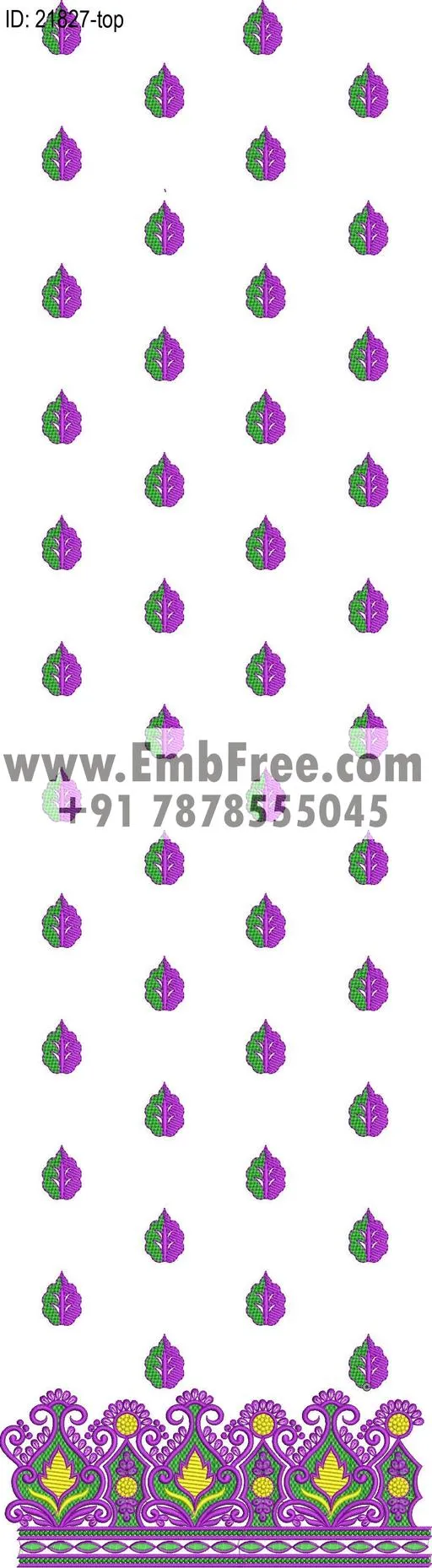 Embroidery Designs for dress id:21827