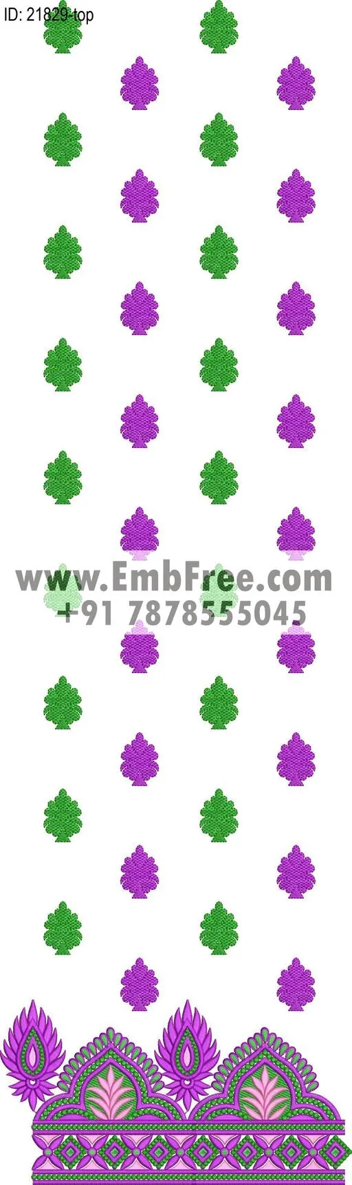 dress single head embroidery design-ID:21829