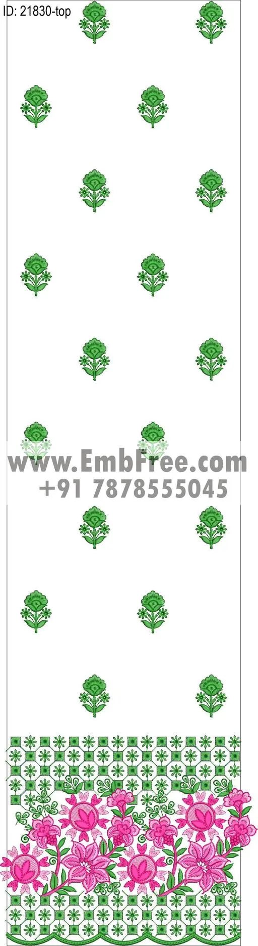 Embroidery Designs for dress id:21830