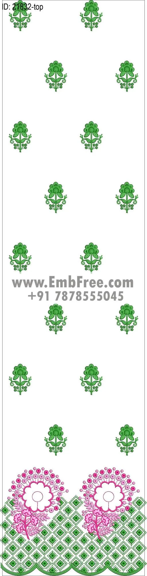 Embroidery Designs for dress id:21832